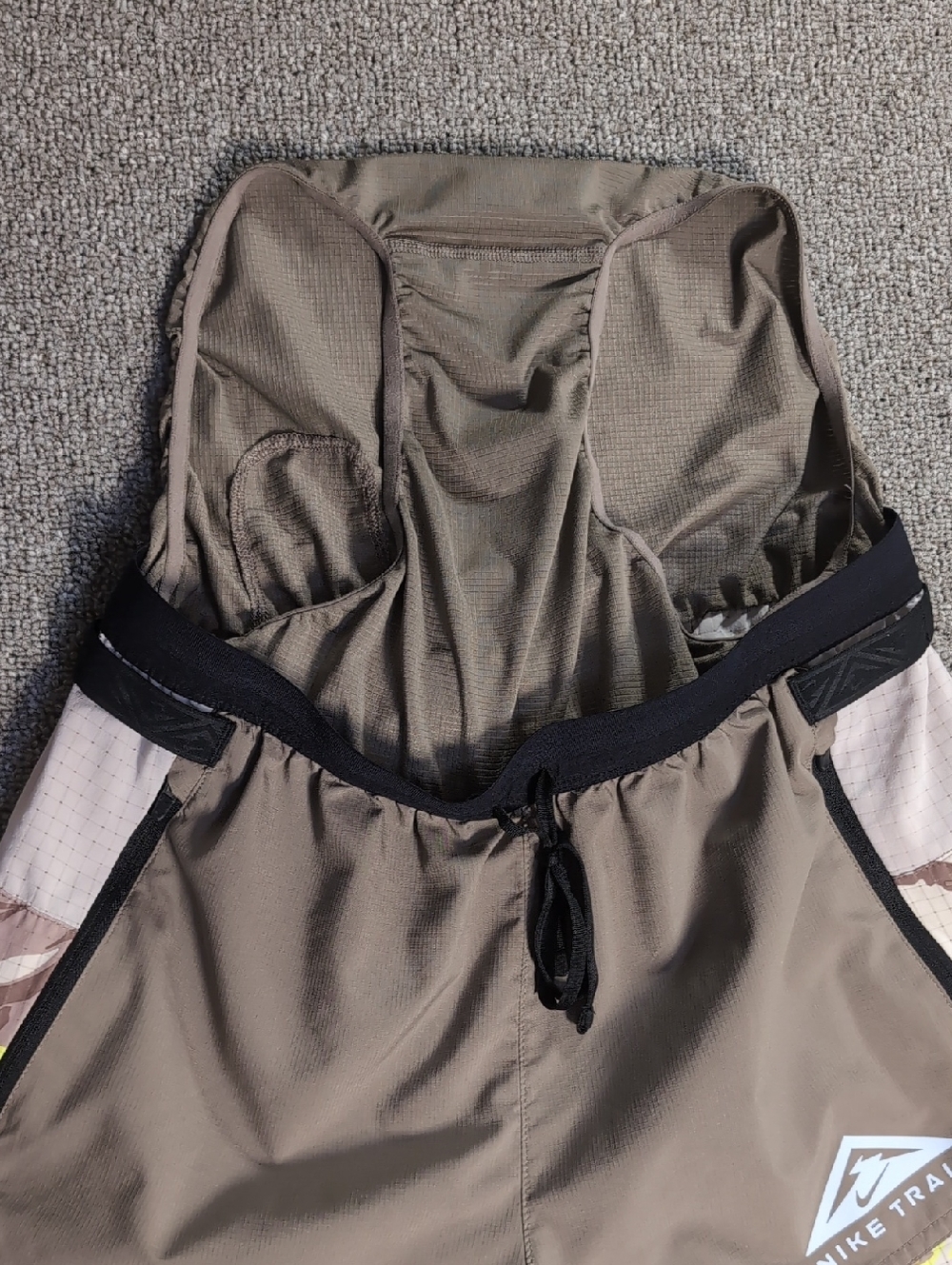 Nike Trail Dri-FIT Flex Stride 5" Brief-Lined Shorts Camo Trail Running Size S - Picture 9 of 13